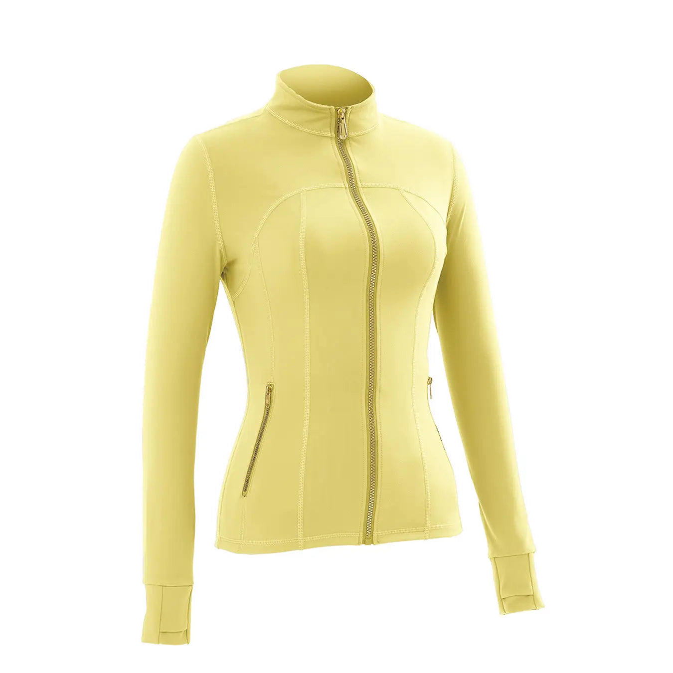 Women'S Full-Zip Slim Yoga Jacket - Sportswear with Thumb Holes, Zipper Pockets for Fitness Workouts Backtoschool,Back to School,Back to School Haul