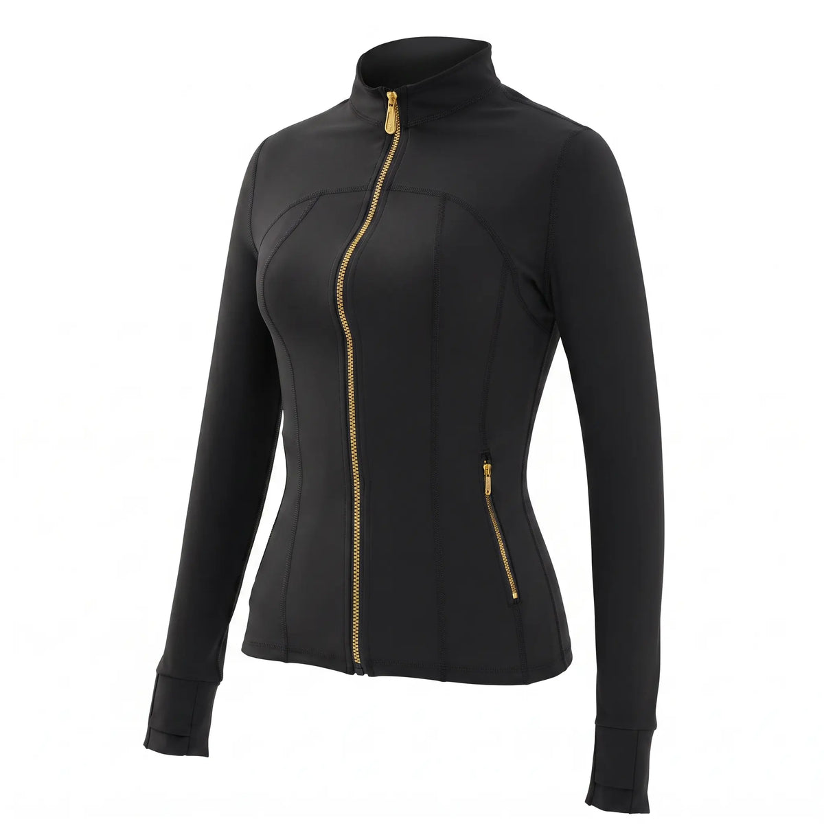 Women'S Full-Zip Slim Yoga Jacket - Sportswear with Thumb Holes, Zipper Pockets for Fitness Workouts Backtoschool,Back to School,Back to School Haul