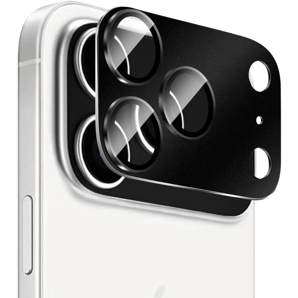 For IPhone 17 Pro Max 17 Air Camera Lens Protect Strong Adsorption Metal 9H + Tempered Glass Camera Screen Full Protection Cover