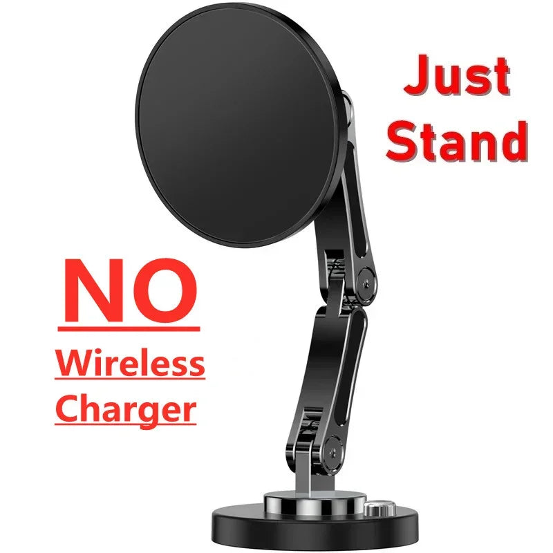 15W Magnetic Wireless Car Charger & Adjustable Phone Mount