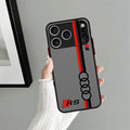Case for iPhone 17 Pro Max Air 7 8 SE XS XR 13 Mini 12 15 11 14 16 Plus Funda Back Phone Cover Sports Car A-A-udiS