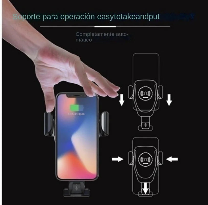 Car Air Vent Phone Holder Stand Gravity Clip Mount Smartphone Navigation Bracket For iPhone Xiaomi Huawei Realme Stable Driving