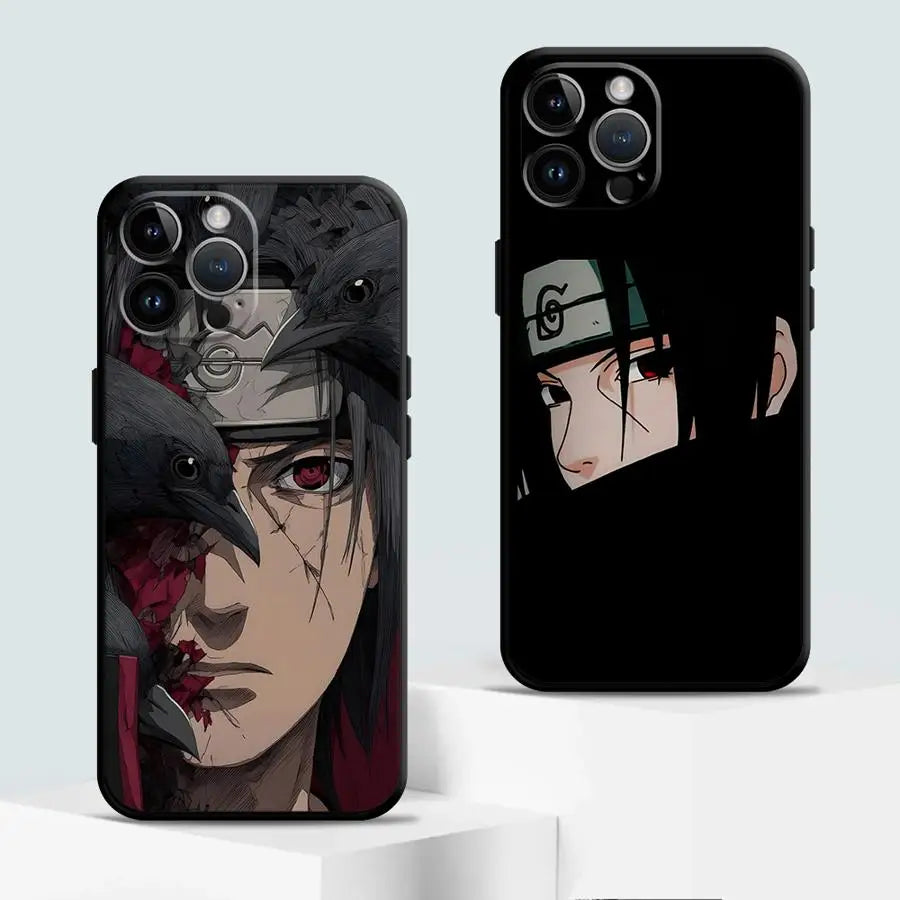 Black Soft Phone Cover Case for iPhone 17Air XR XS Max 13 12 11 17 Pro Max 15 16 14 Plus 7 8 Handsome Hitachi Art