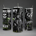 Call of Duty Ghost Simon Riley Stainless Steel Insulated Tumbler - 40Oz Handle Cup, 20Oz Coffee Travel Mug with Silicone Lid, Printed Task Force 141 Graphics, Gaming Gift for Fans, Insulation