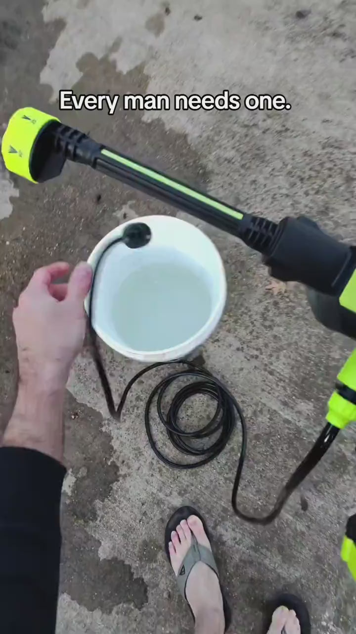 SEESE Cordless Pressure Washer and Single Port Charger Base, Bottle Portable Washer for Car,Home Cleaning & Garden Watering